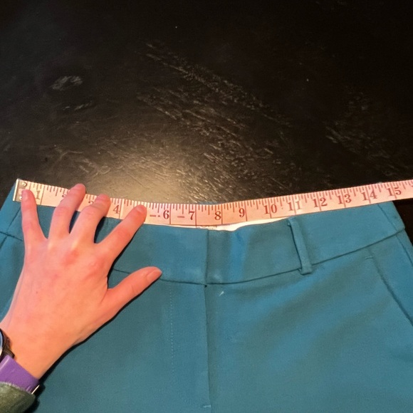 LOFT | Curvy Slim Mid Rise Skinny Ankle Dress Pants - Picture 9 of 9